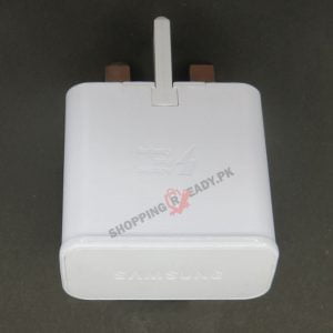 Premium Quality Samsung 100% Fast Charging Usb Adapter 3 Pin / 15 Watt – White