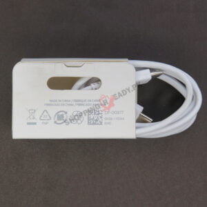 Samsung S20 100% Super Fast Charging & Data Transfer Type c to c PD Cable 25Watt / 3A – White