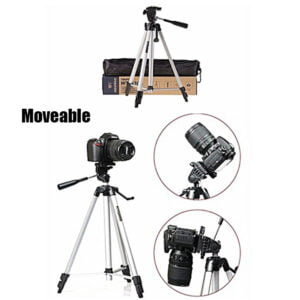 High Quality 4.5ft Tripod Professional Stand 330A With Mobile Phone Holder